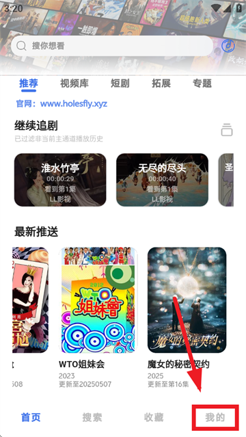 HoleFly app
