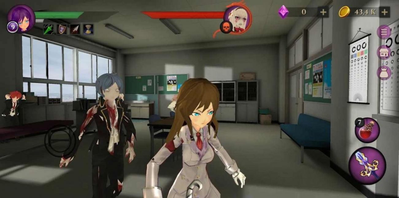 女子高中僵尸模拟器中文版下载 v2.08 安卓版