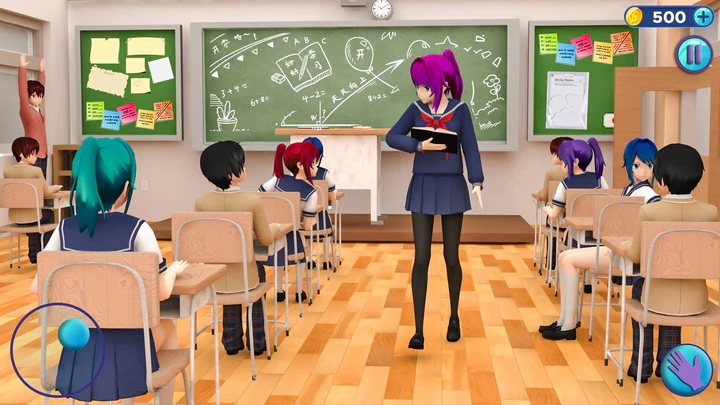 动漫虚拟学校老师游戏(Anime School Teacher) v0.9 安卓版