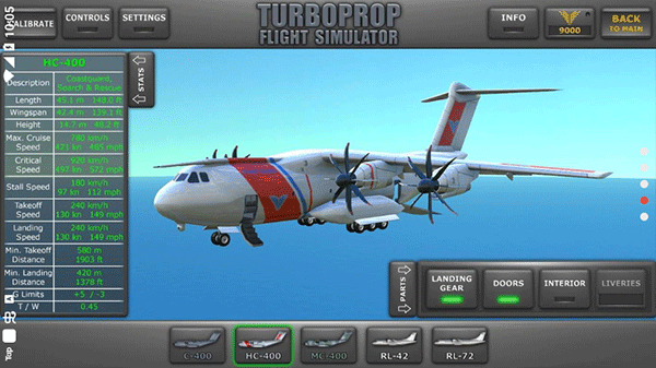 涡轮螺旋桨飞行模拟器中文版下载(Turboprop Flight Simulator) v1.30.4 安卓版
