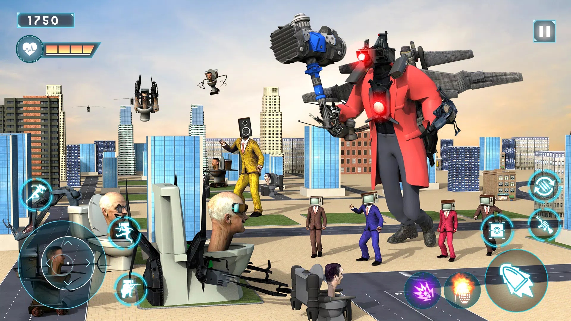 马桶人城市英雄3D游戏 v1.15 安卓版
