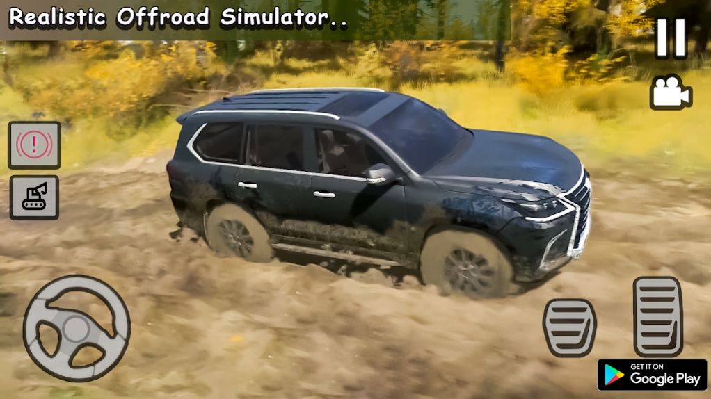 普拉多越野吉普模拟器下载安装(Prado 2021 : Offroad Jeep Simulator 2021) v1 安卓版