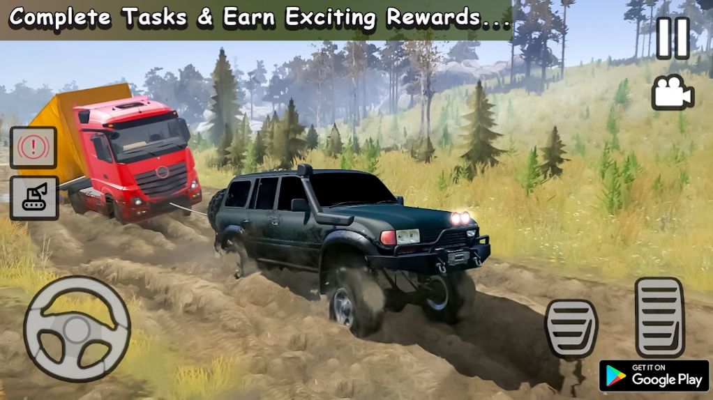 普拉多越野吉普模拟器下载安装(Prado 2021 : Offroad Jeep Simulator 2021) v1 安卓版