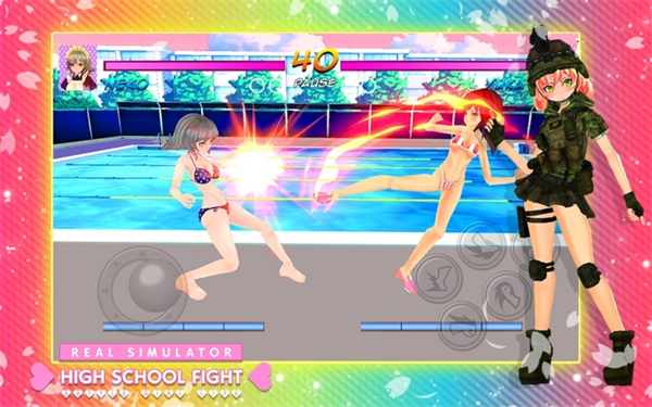 高中女生战斗模拟器下载(High School Girl Anime Fighter) v19.0 安卓版