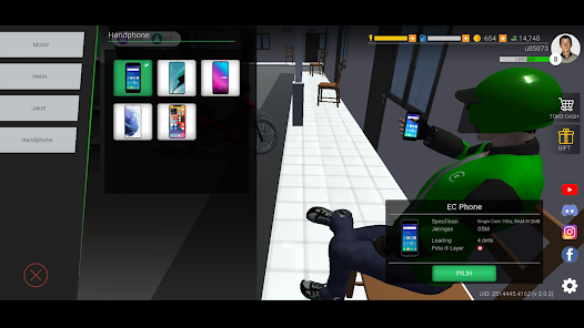 在线外卖员模拟器Ojek Online The Game v2.3.1 安卓版