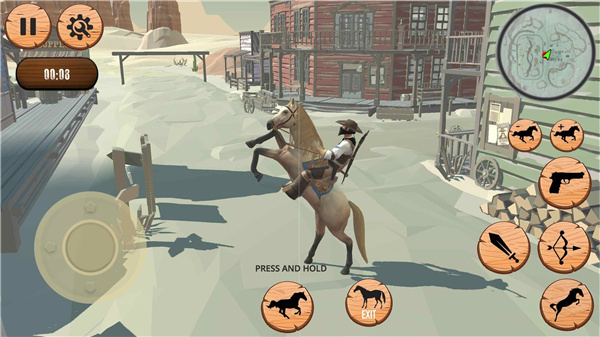 西部牛仔模拟器中文版(Western Horse Simulator) v21 安卓版