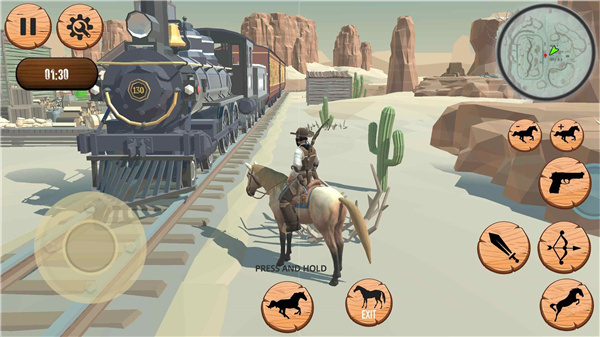西部牛仔模拟器中文版(Western Horse Simulator) v21 安卓版