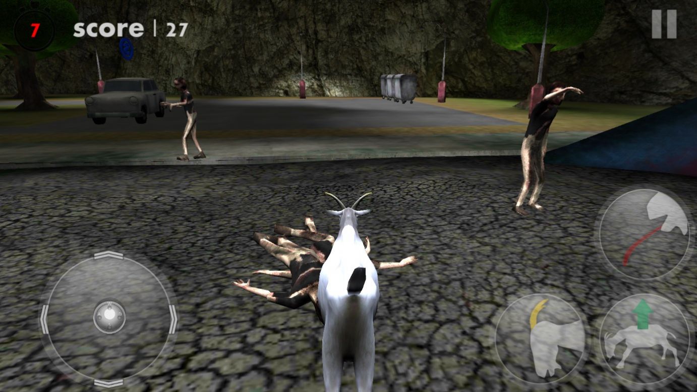 山羊大战僵尸模拟器游戏(Goat vs Zombies) v2.2 安卓版