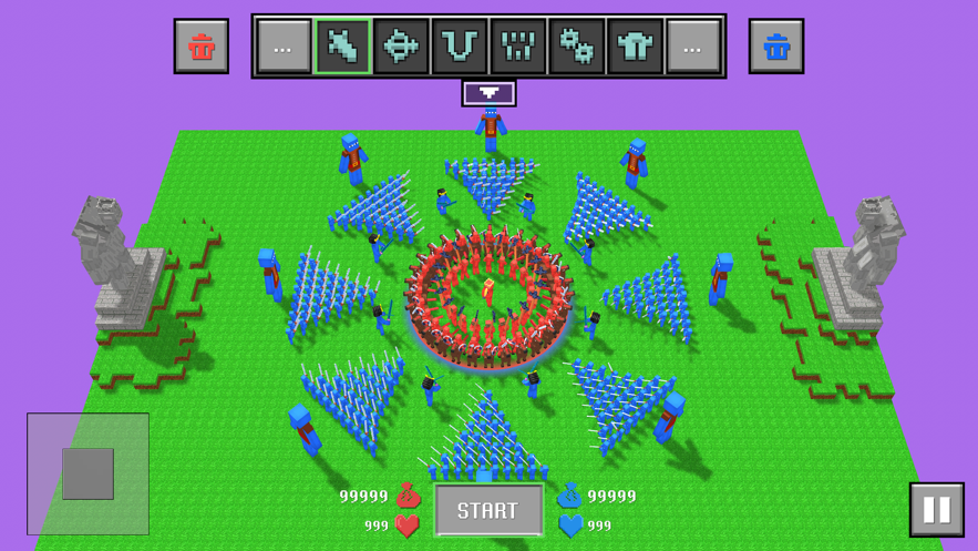 块状布娃娃之战(Blocky Ragdoll Battle) v3.3 安卓版