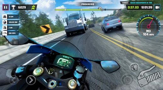高速摩托模拟器Highway Traffic Bike Simulator v0.1.3 安卓版