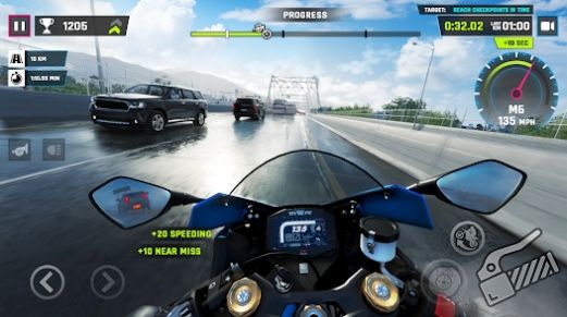 高速摩托模拟器Highway Traffic Bike Simulator v0.1.3 安卓版