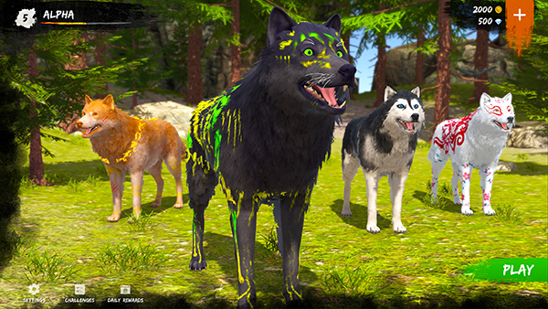 阿尔法野狼生存模拟器下载安装(Wolf Simulator) v1.1 安卓版