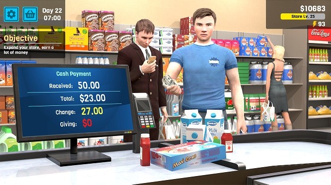 超市管理模拟器游戏（Supermarket Management Simulator） v2.7.11 安卓版