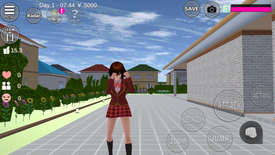 樱花校园1.039.07版本敞篷车(SAKURA SchoolSimulator) v1.039.07 安卓版