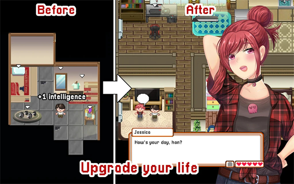 爱情和生活模拟rpg汉化版(Citampi Stories) v1.82.017r 安卓版