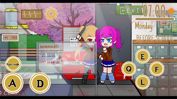 加查病娇恋爱模拟器官方下载(Setsuna And Daiki♡) v1.0 beta 安卓版