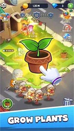 僵尸防御合并植物游戏最新版(Merge Plants) v1.13.18 安卓版